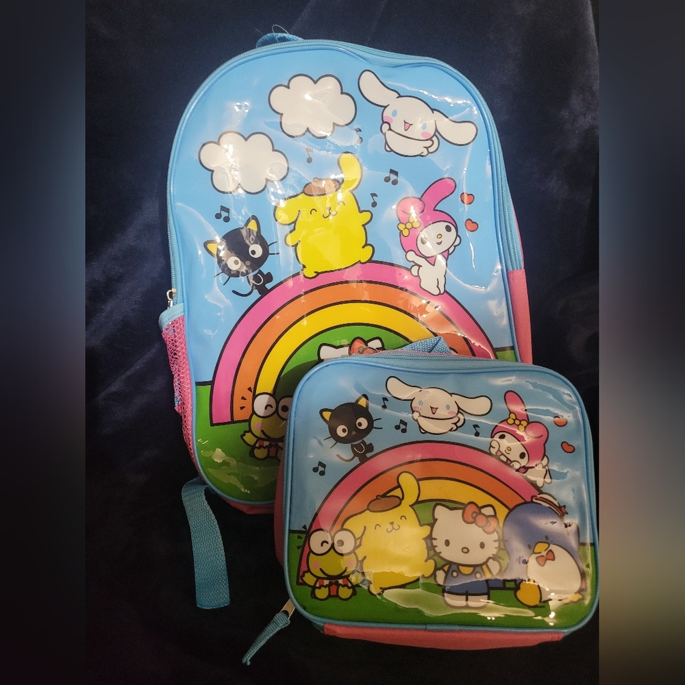 Hello Kitty and friends backpack and lunch kit